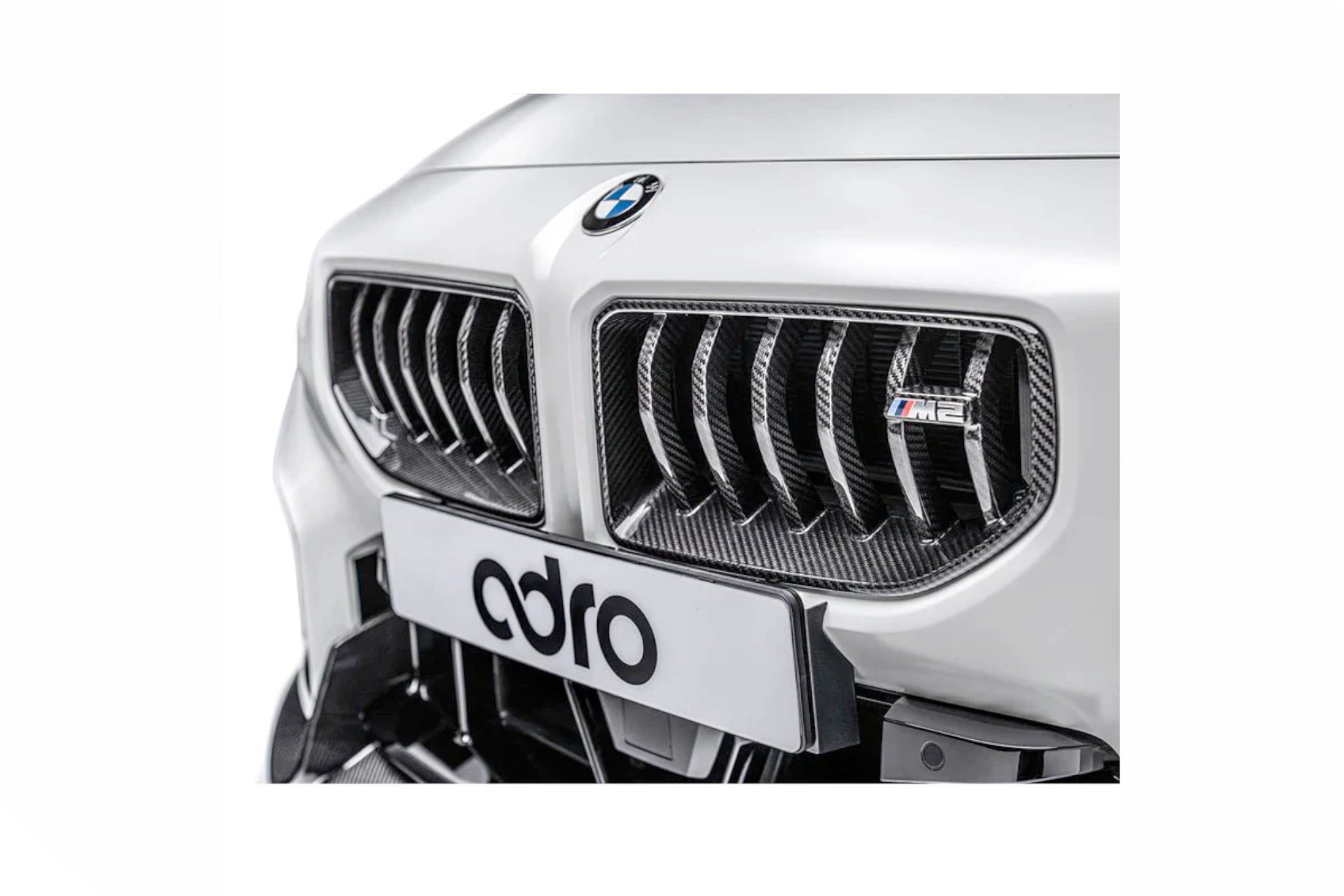 BMW M2 G87 Pre - Preg Carbon Fibre Front Grilles by Adro (2023+) - Evolve Automotive